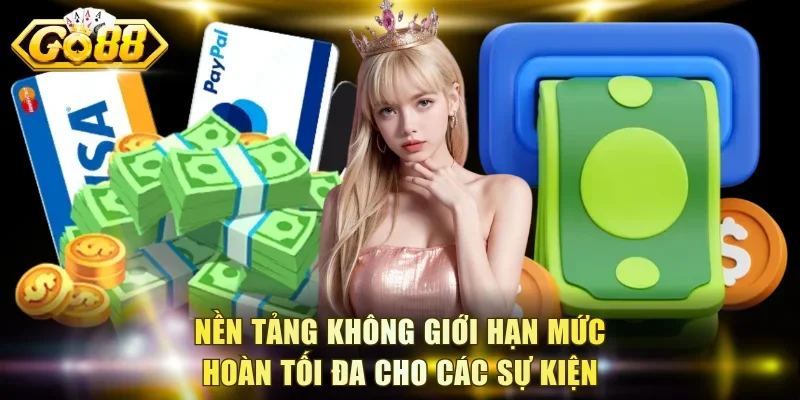 Nền tảng không giới hạn mức hoàn tối đa cho các sự kiện