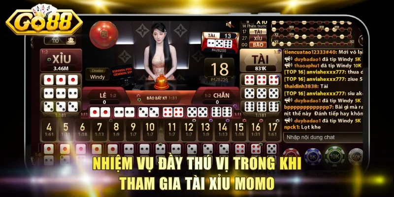 Nhiệm vụ đầy thú vị trong khi tham gia tài xỉu momo