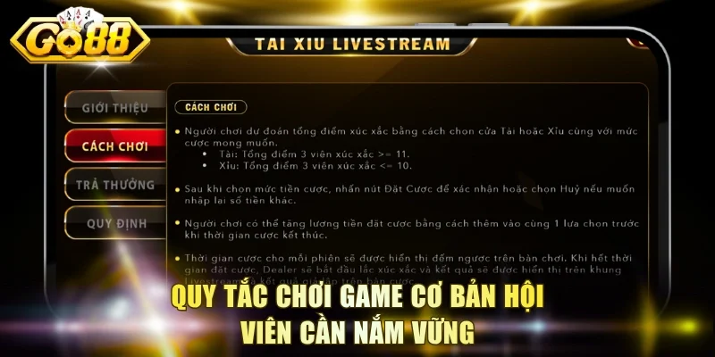 Quy tắc chơi game cơ bản hội viên cần nắm vững